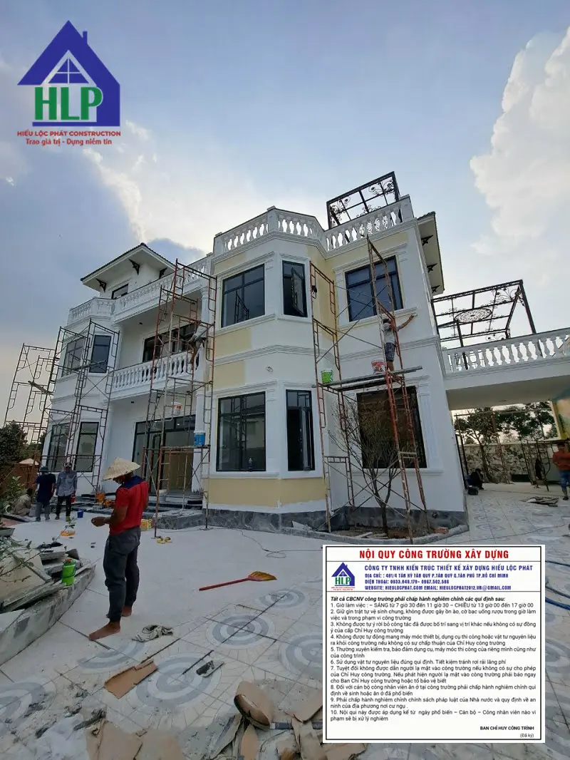 Xây nhà trọn gói tiết kiệm chi phí và thời gian cùng Hiếu Lộc Phát