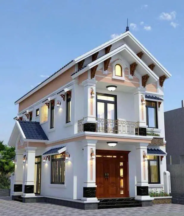 Thiết kế nhà phố mái Thái (2)