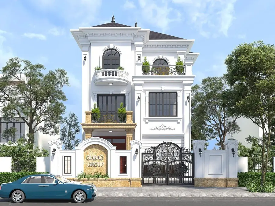 Thiết kế nhà phố tân cổ điển (2)