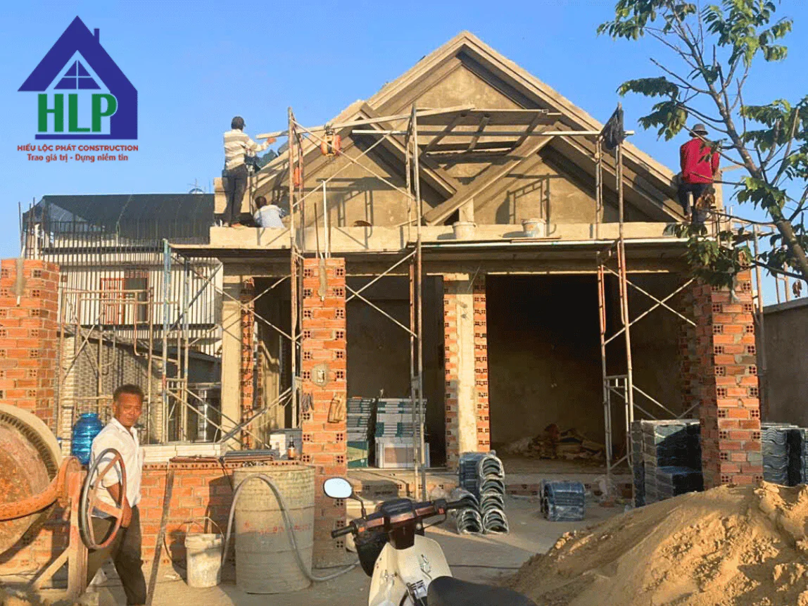 Xây nhà cấp 4 tại Hiếu Lộc Phát