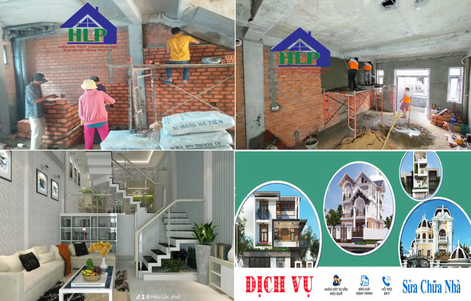 Đơn vị xây thô, xây sửa nhà trọn gói chuyên nghiệp