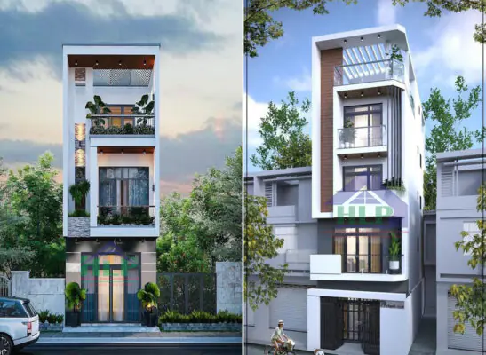 thiết kế biệt thự c&oacute; tầng hầm